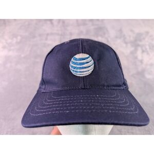 Cap America AT&T CWA Union Logo Navy Blue Baseball Hat Made in USA AC7204 Size M